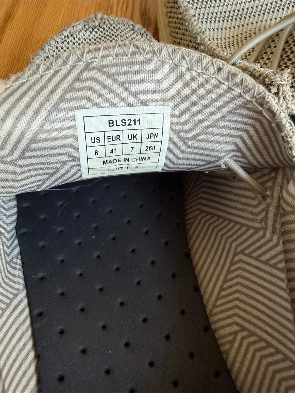 Bruno Marc Casual Knit Light Gray Men’s Slip-On Shoes. Size:8